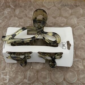 NEW Unbranded Hair Clip Set Bow Claw Clip Hair Clip